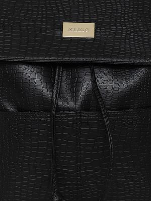 black leatherette (pu) regular backpack - 16845059 - Standard Image - 4