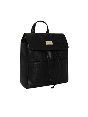 black leatherette (pu) regular backpack - 16845059 - Standard Image - 5