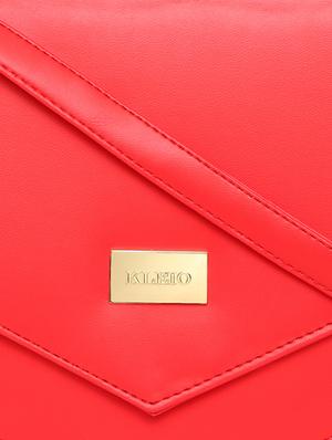 red leatherette regular sling bag - 16845071 - Standard Image - 5
