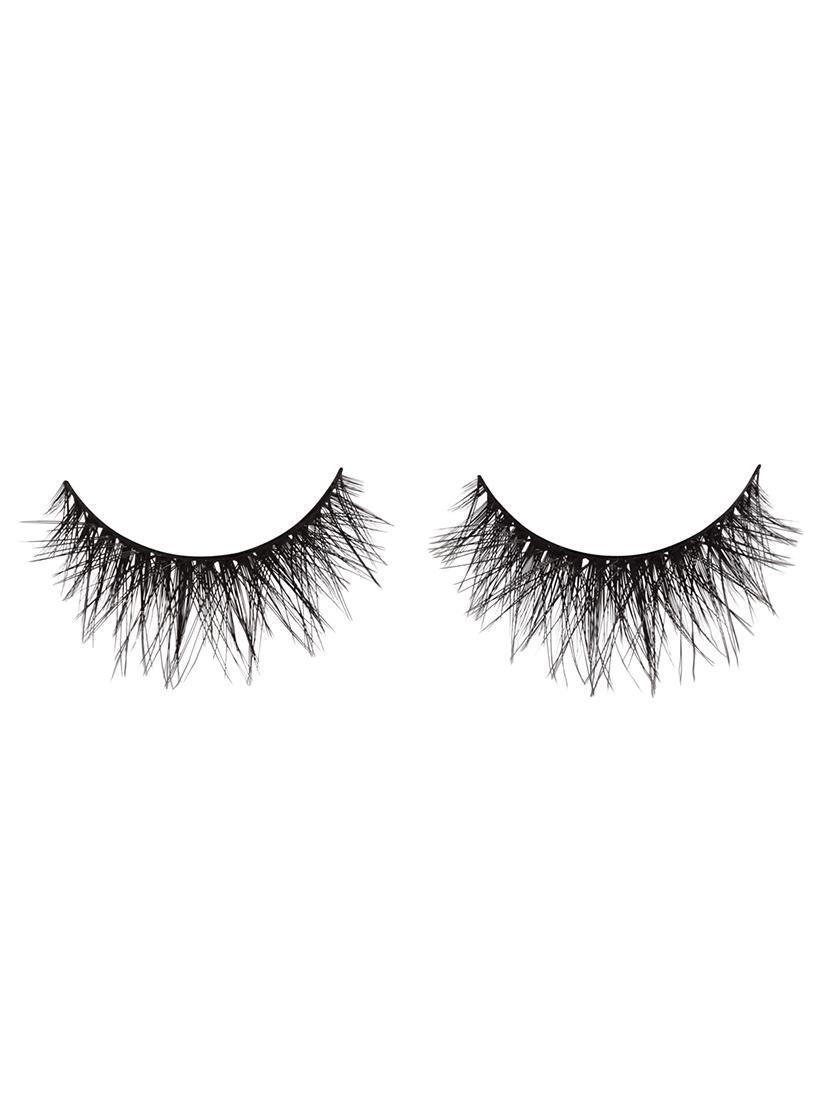 natural hair false mink fur 3d eyelashes with glue (1 pair of eyelashes + 1 glue) - 16845125 - Zoom Image - 2
