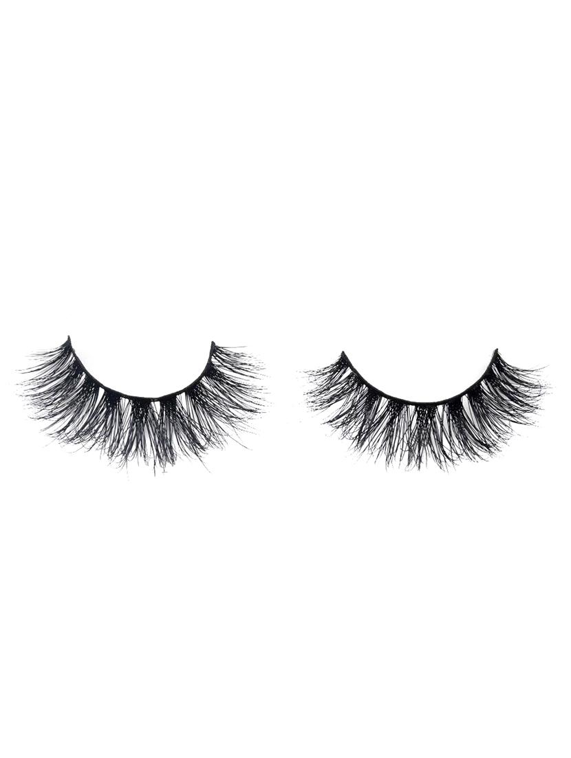 natural hair false mink fur 3d eyelashes with glue (1 pair of eyelashes + 1 glue) - 16845190 - Zoom Image - 2