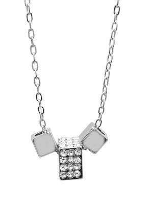 silver metal long pendant - 16845287 - Standard Image - 2