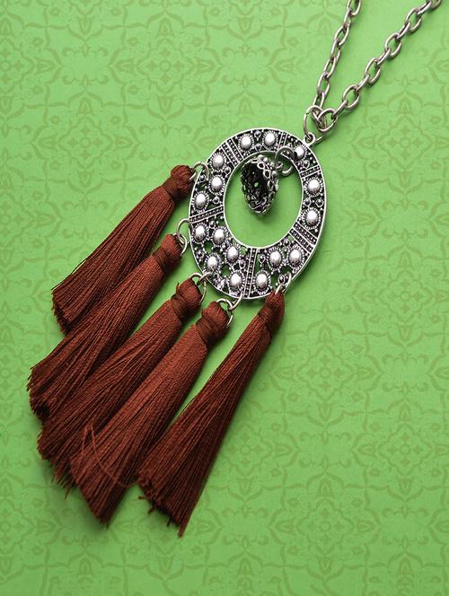 brown silver pendant - 16845316 - Very Small Image - 1