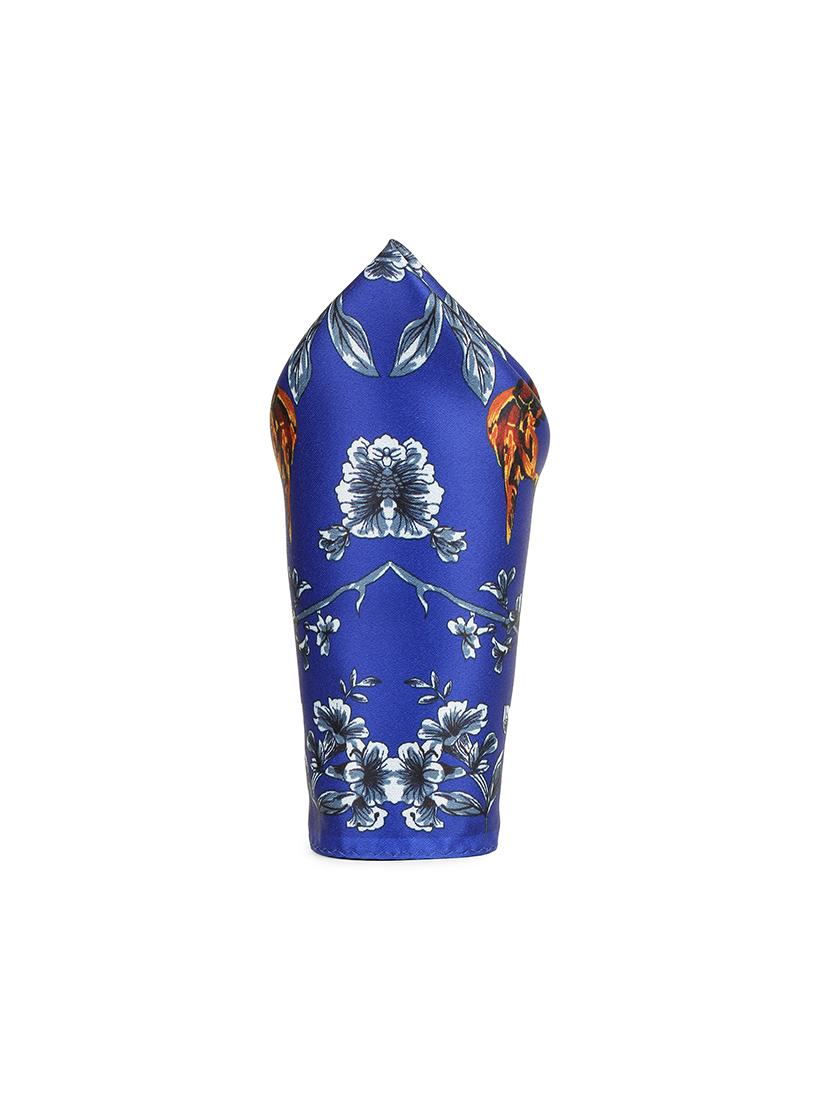blue polyester pocketsquare - 16845365 - Zoom Image - 2