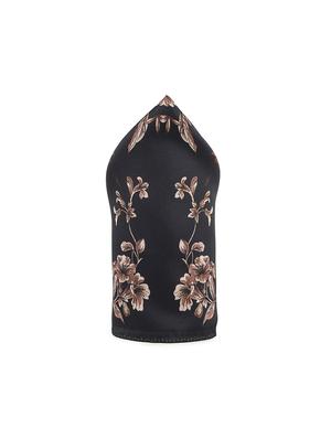 black polyester pocketsquare - 16845378 - Standard Image - 2