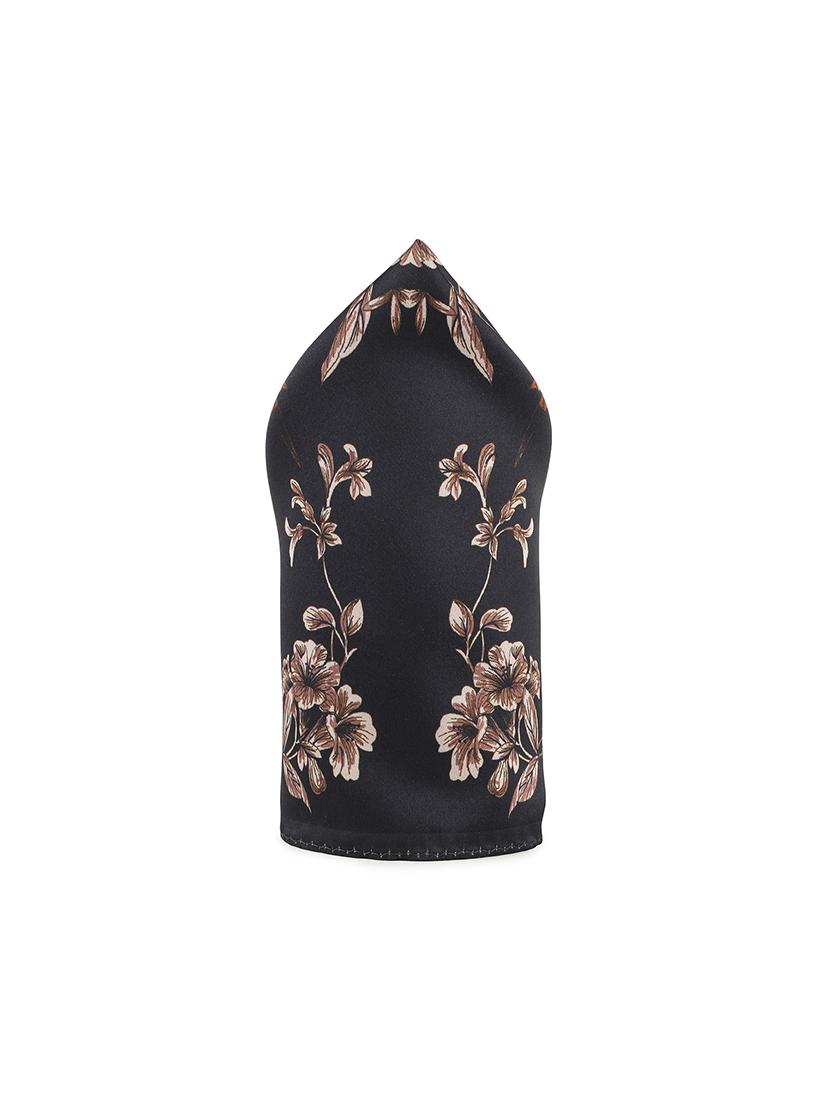 black polyester pocketsquare - 16845378 - Zoom Image - 2