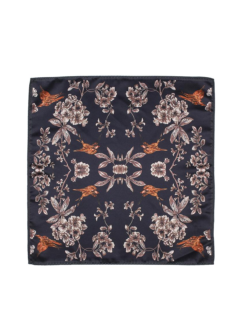 black polyester pocketsquare - 16845378 - Zoom Image - 3