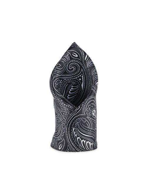 black polyester pocketsquare - 16845381 - Standard Image - 1