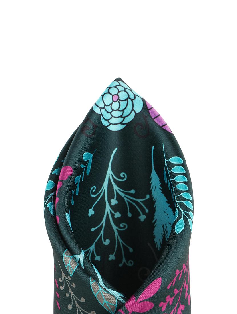 green polyester pocketsquare - 16845382 - Zoom Image - 4