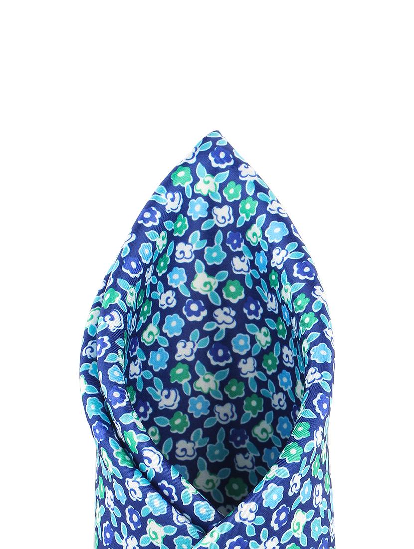blue polyester pocketsquare - 16845384 - Zoom Image - 4