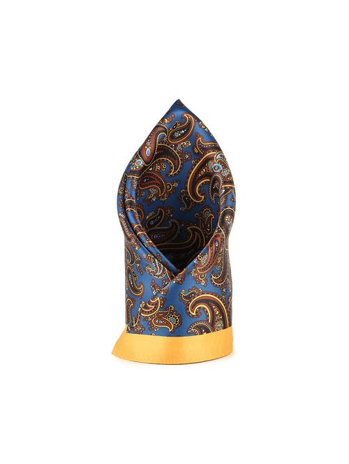 blue polyester pocketsquare - 16845403 - Standard Image - 1