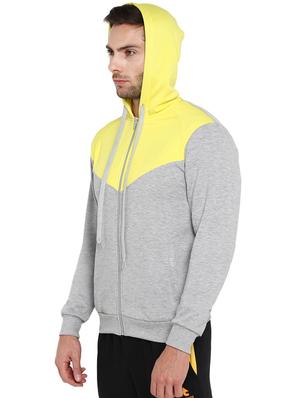 grey color block sweatshirt - 16845419 - Standard Image - 2