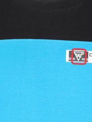 color block cotton t-shirt - 16845474 - Standard Image - 3