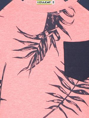 pink colored cotton t-shirt - 16845589 - Standard Image - 3