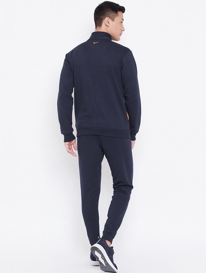 navy blue striped full length track suit - 16846040 - Zoom Image - 3