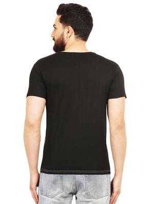 black color block t-shirt - 16846180 - Standard Image - 3