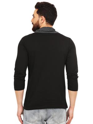 black solid t-shirt - 16846182 - Standard Image - 3