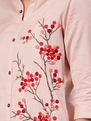 embroidered straight kurta - 16846340 - Standard Image - 4