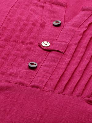 solid straight kurta - 16846597 - Standard Image - 5