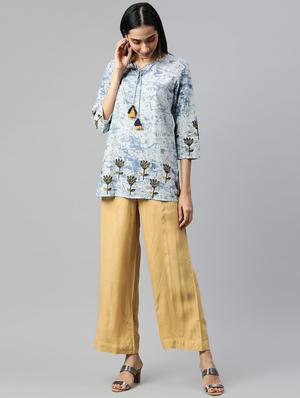solid straight palazzo - 16846621 - Standard Image - 4