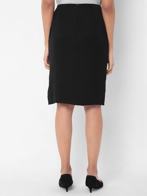 high rise solid straight skirt - 16846677 - Standard Image - 2