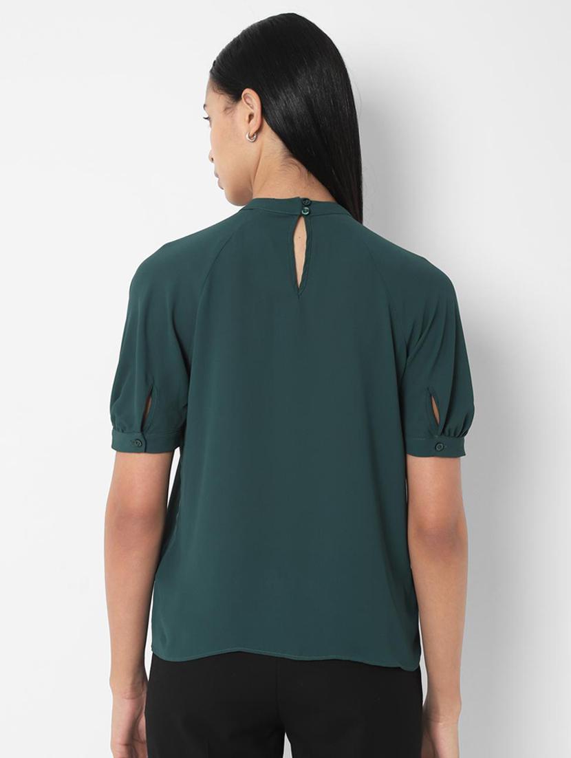key hole neck solid top - 16846689 - Zoom Image - 2