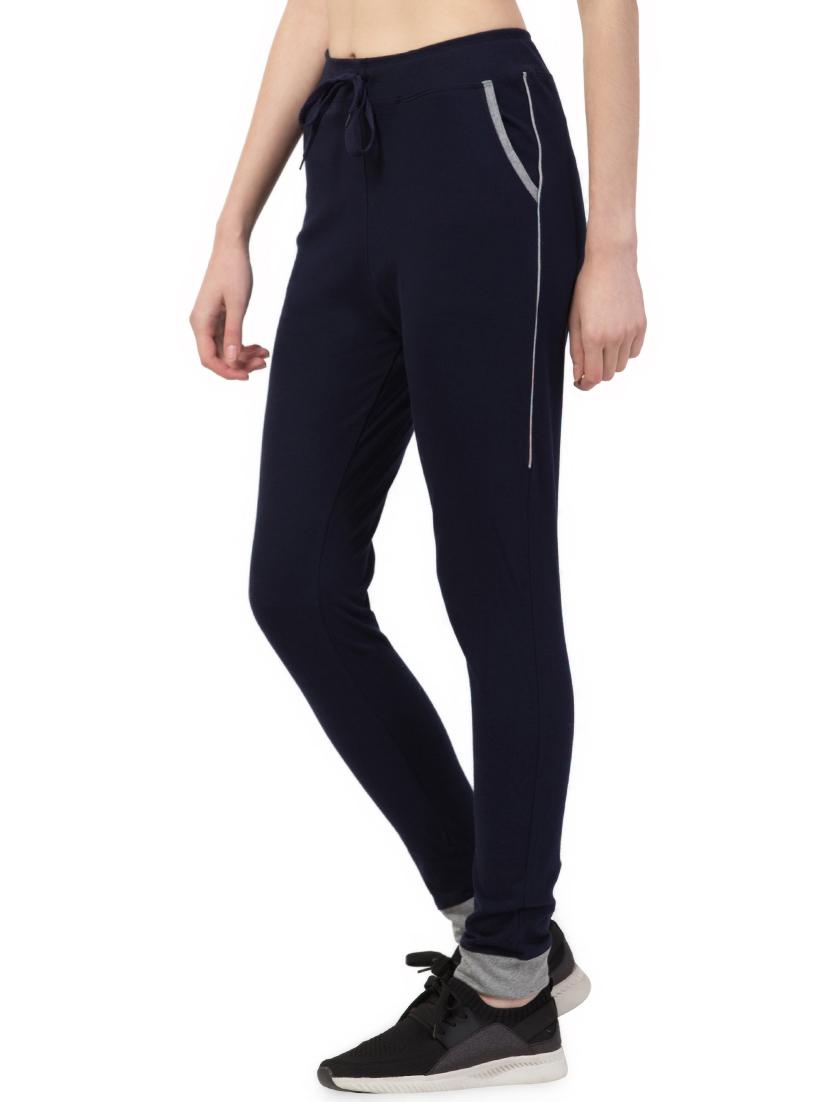 drawstring waist solid track pant - 16847066 - Zoom Image - 2
