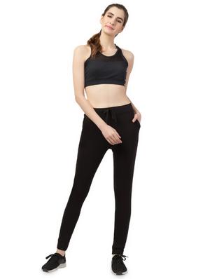 drawstring waist solid track pant - 16847074 - Standard Image - 4