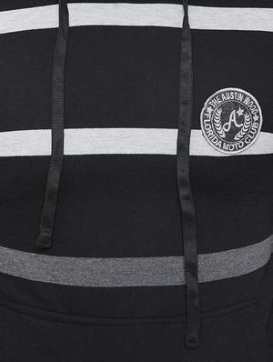 black fleece striped sweatshirt - 16847280 - Standard Image - 5