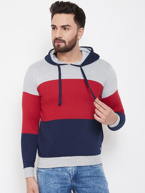 multi color block sweatshirt - 16847281 - Standard Image - 1