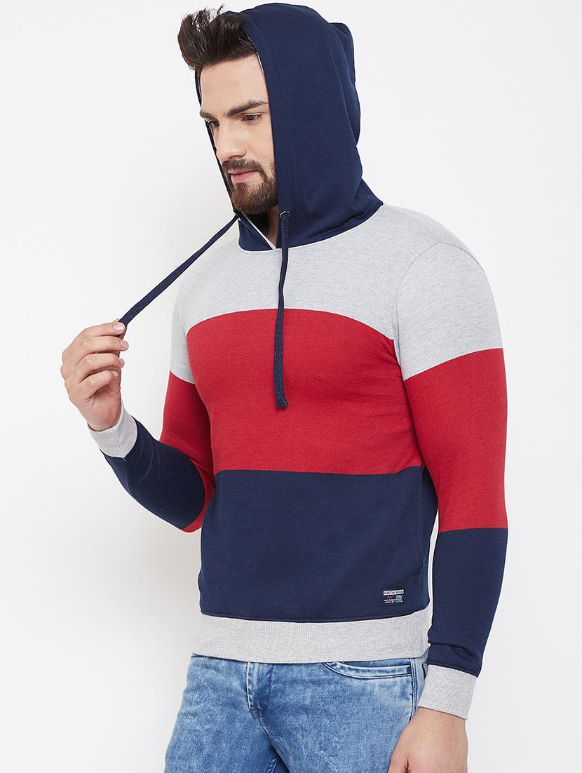 multi color block sweatshirt - 16847281 - Zoom Image - 2