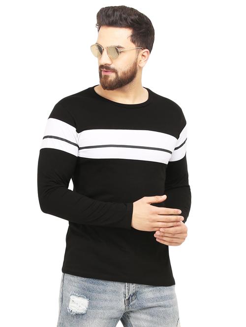 black taped t-shirt - 16847429 - Standard Image - 1