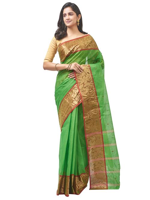 solid tant saree - 16847709 - Very Small Image - 1