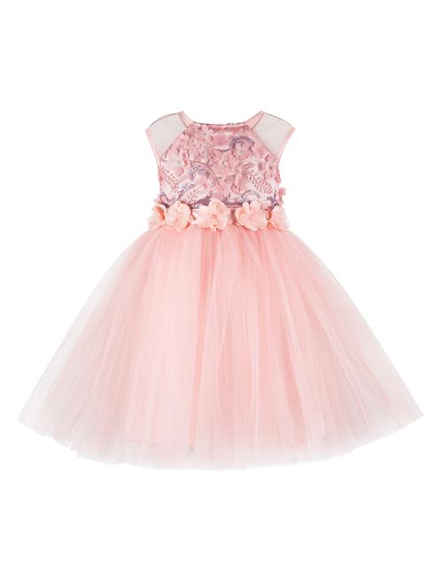orange net frock - 16847867 - Very Small Image - 1