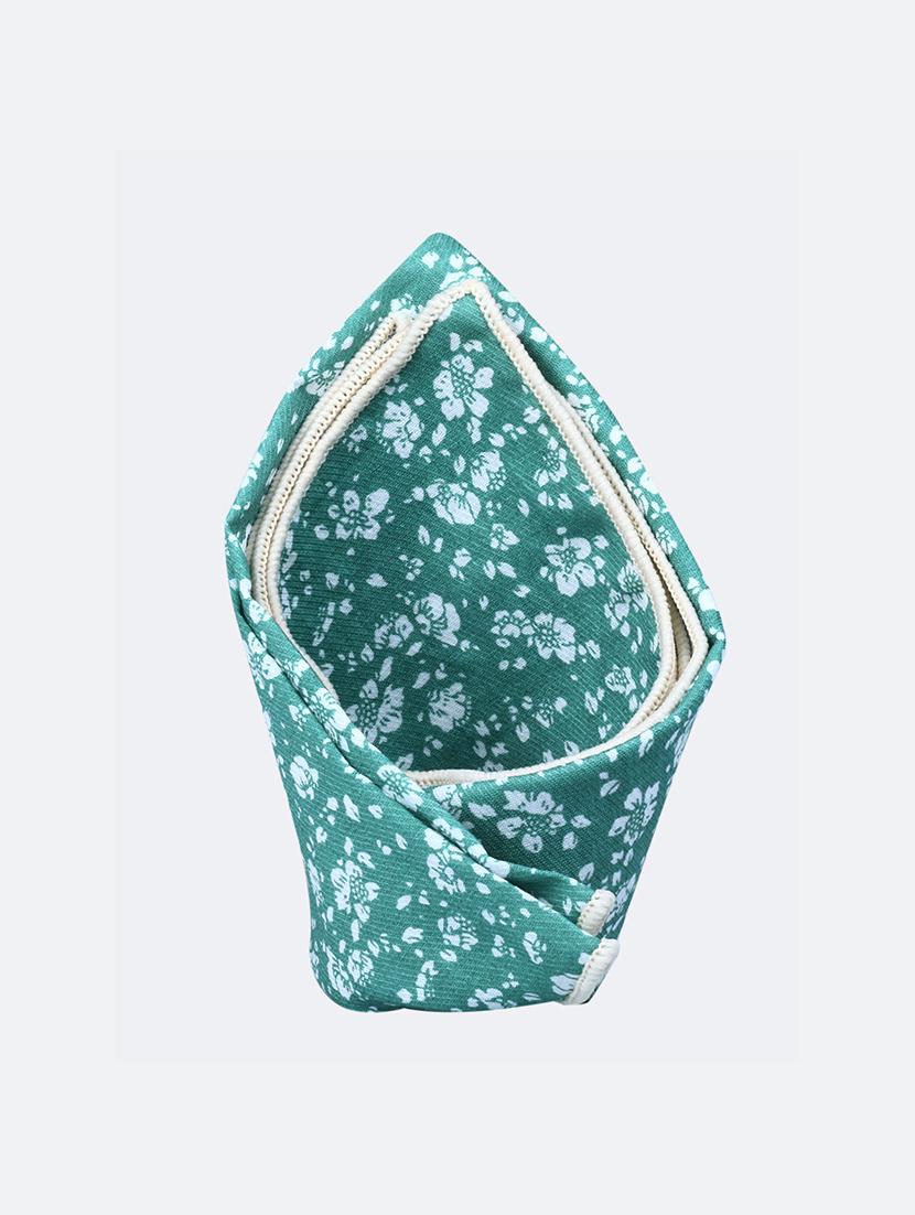 green cotton pocketsquare - 16847971 - Zoom Image - 1