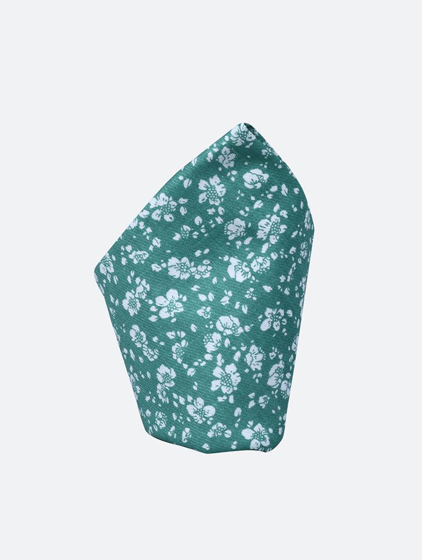 green cotton pocketsquare - 16847971 - Zoom Image - 2