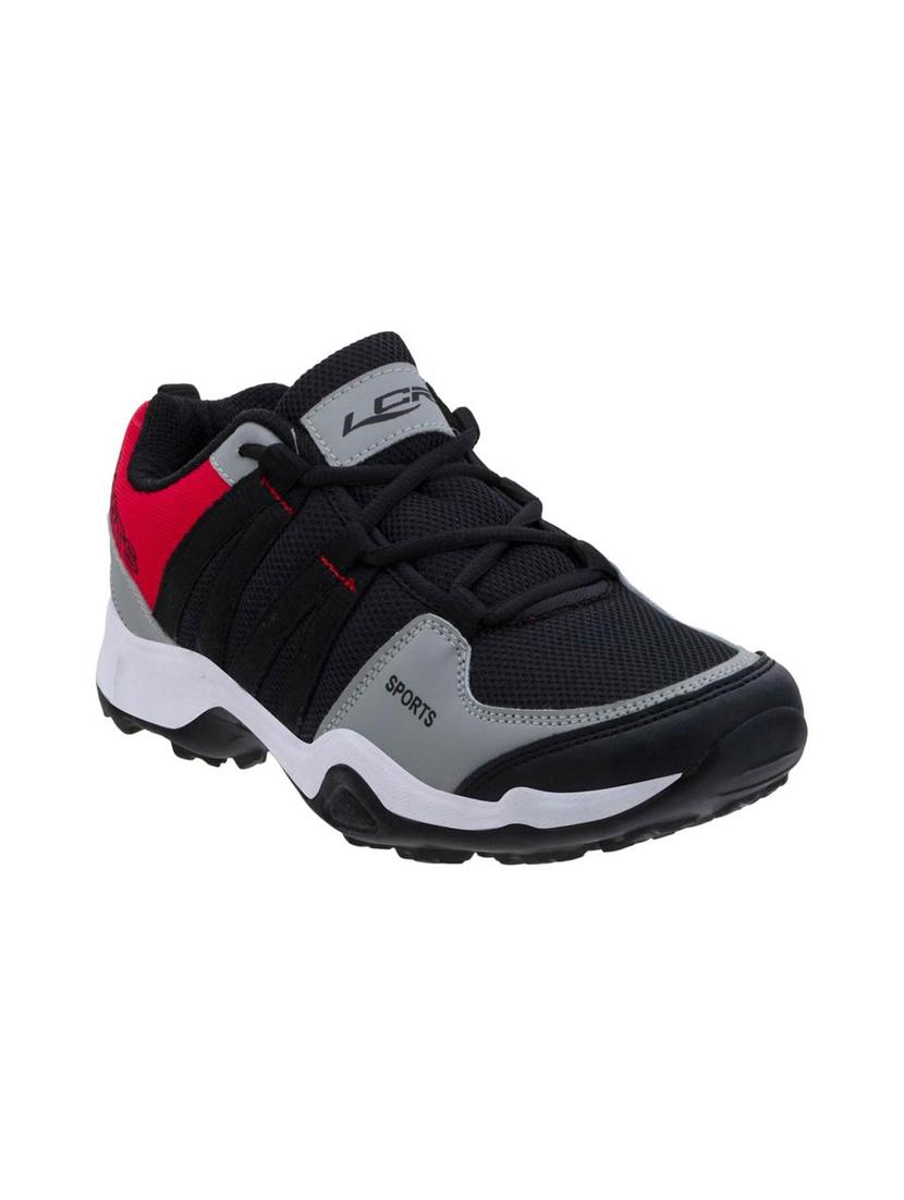 black mesh lace up sport shoes - 16848008 - Zoom Image - 1
