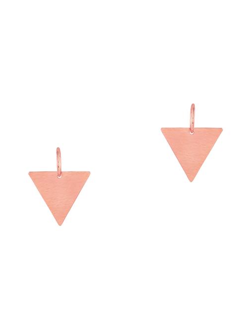 gold metal drop earring - 16848037 - Standard Image - 1