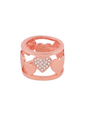 gold metal finger ring - 16848087 - Standard Image - 3