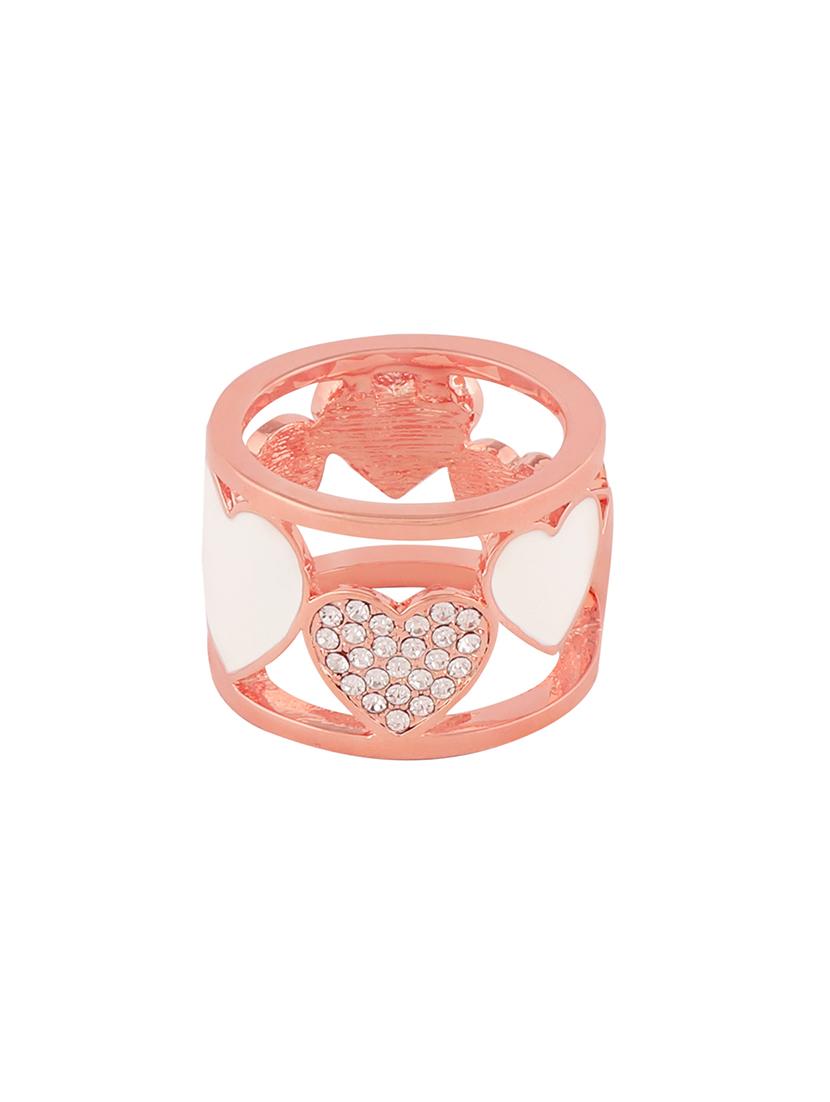 gold metal finger ring - 16848087 - Zoom Image - 2
