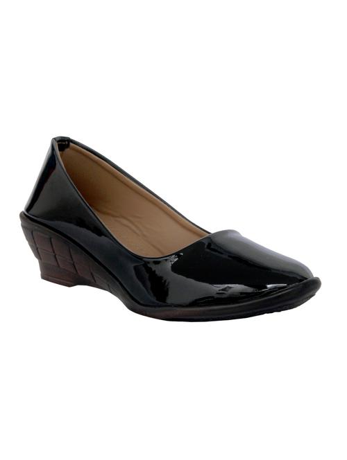 black slip on wedges - 16848210 - Standard Image - 1