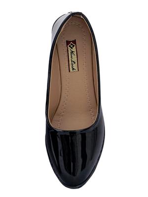 black slip on wedges - 16848210 - Standard Image - 4