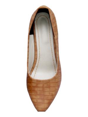 tan slip on pumps - 16848212 - Standard Image - 4