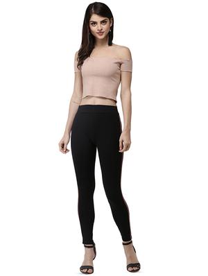 shimmer side tape high rise jegging - 16848350 - Standard Image - 4