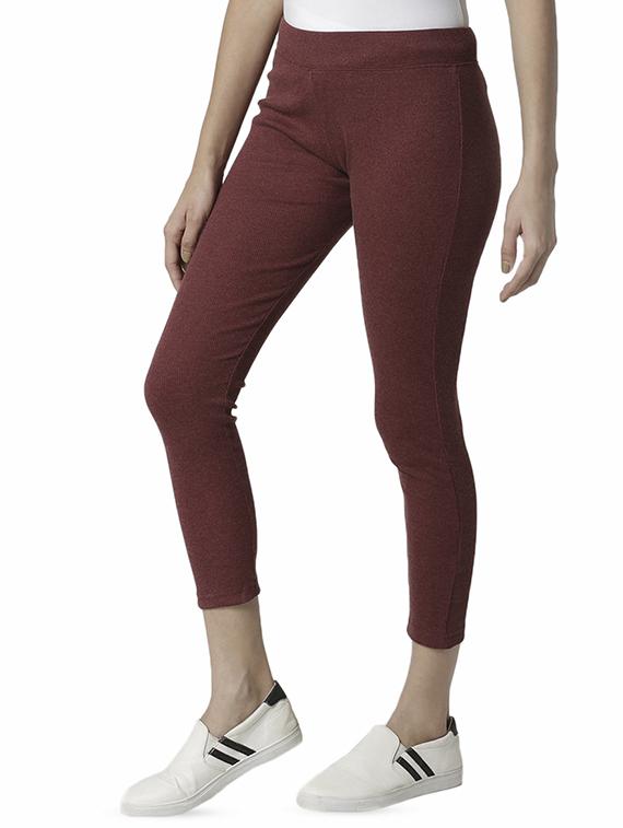 shimmer side tape high rise jeggings - 16848353 - Zoom Image - 2