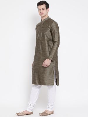 black printed kurta pyjama set - 16848383 - Standard Image - 2