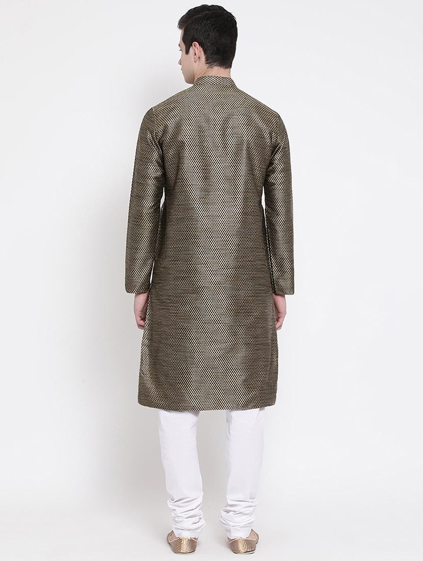 black printed kurta pyjama set - 16848383 - Zoom Image - 3