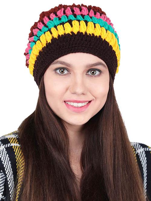 multi colored cotton cap - 16848646 - Standard Image - 1