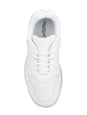 white lace-up sports shoes - 16848708 - Standard Image - 4