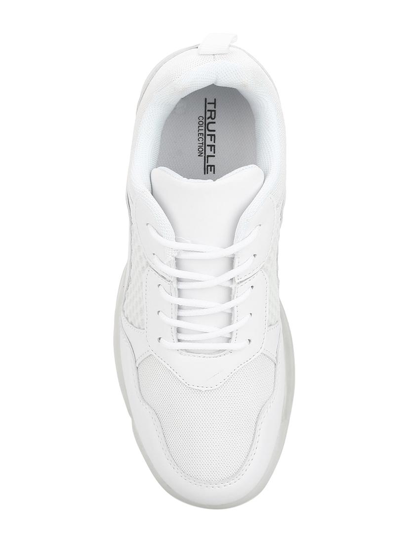 white lace-up sports shoes - 16848708 - Zoom Image - 4